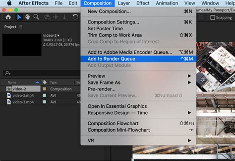 A Simple Guide On Exporting After Effects Projects To Mp Evercast Blog