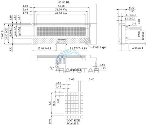 RX1602L Raystar Optronics