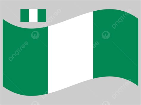 Nigeria Flag Vector Hd Images Wave Nigeria Flag Vector Illustration