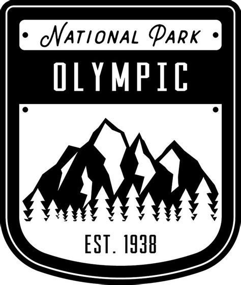 Olympic National Park Washington Badge Sticker By Nationalparks