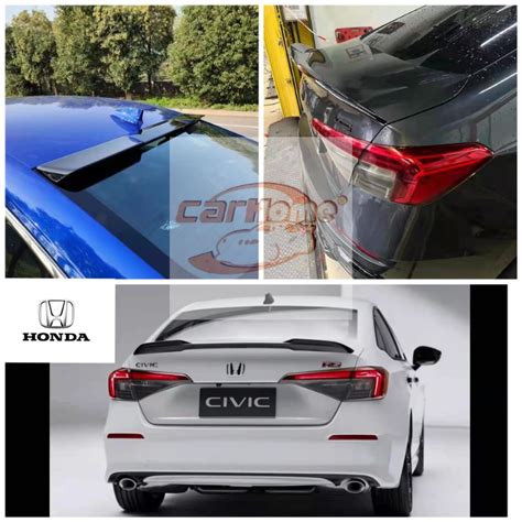 Honda Civic FE 2022 RS Spoiler Ducktail Spoiler Windscreen Spoiler With