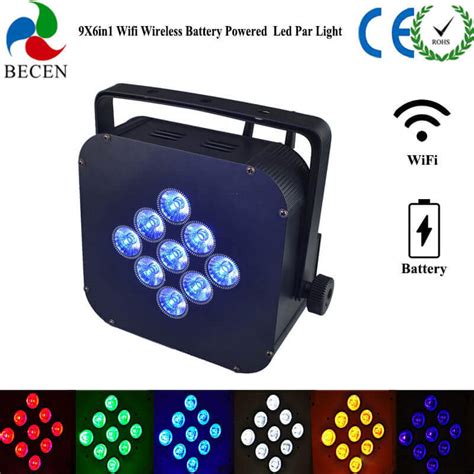 X W In Wireless Battery Led Par Light Becen