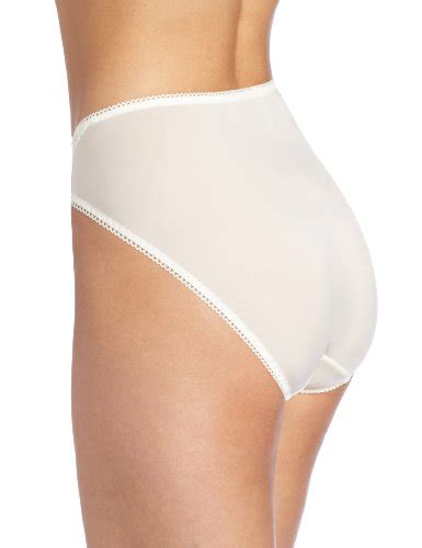 Wacoal 89371 Hi Cut Lace Trim Brief Panties 8 Ivory For Sale Online Ebay