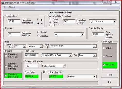 How to Size an Orifice Plate Flow Meter with Software ~ Learning ...