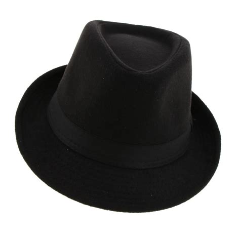 Retro Ciep Y We Niany Filcowy M Ski Kapelusz Gangsterski Trilby Fedora