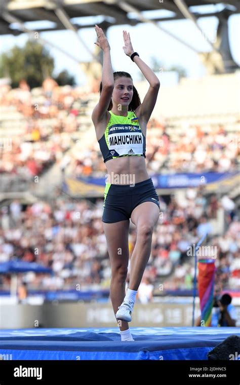 Yaroslava Mahuchikh Ukr Celebrates After Winning The Women S High