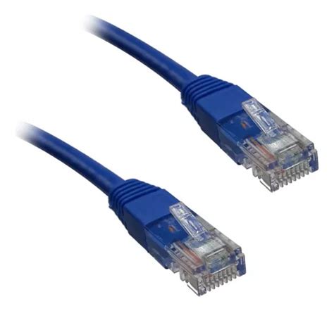 Cable Ponchado Xcase Utp Cat De Metros Color Azul Meses Sin