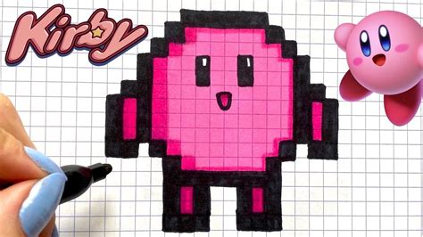 Como Dibujar Kirby Pixel Art Nintendo Youtube