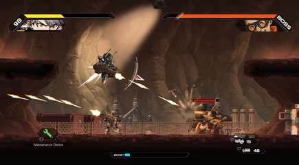 Hardcore Mecha скриншоты из игры на Riot Pixels картинки
