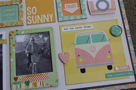 All About Scrapbooks Australia My Last Layout Using Simple Stories Summer Vibes By Linda Eggleton