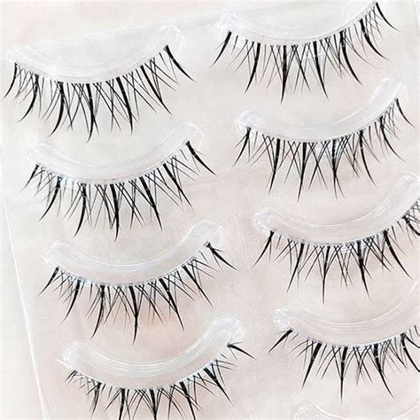 Mikiwi Eyelashes Wispy 10mm False Pestañas Lashes Natural Look Fluffy