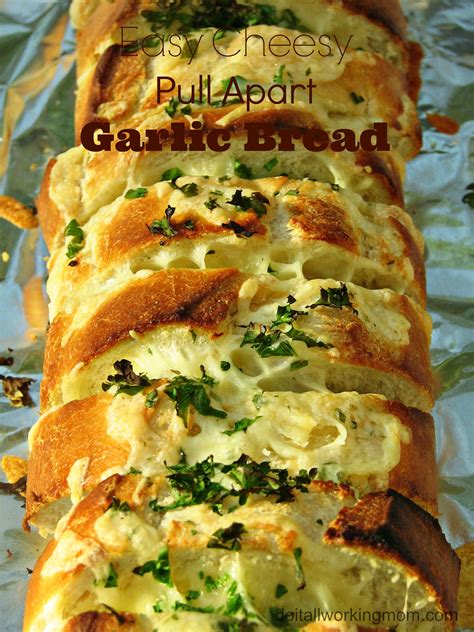 Easy Cheesy Pull Apart Garlic Bread Do It All Working Mom