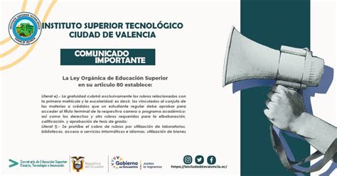 Inicio Instituto Superior Tecnológico Ciudad De Valencia