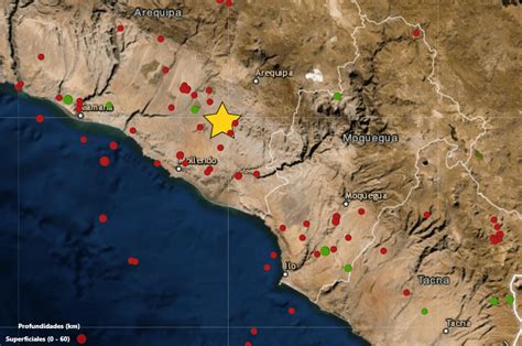 Temblor En Arequipa Sismo De Magnitud 55 Se Registró Hoy 16 De Diciembre Periodismo En Línea