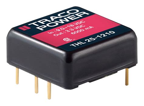 Thl Wi Traco Power Isolated Through Hole Dc Dc Converter