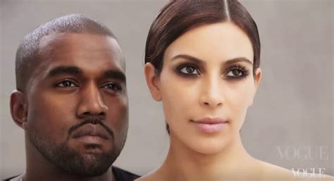 Magazine Covers Kim Kardashian And Kanye West On Vogue