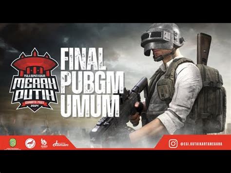 Live Streaming Final PUBGM Umum Piala Bupati Kukar Esports Festival