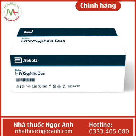 Bioline HIV Syphilis Duo Abbott có tốt không giá bao nhiêu mua ở đâu