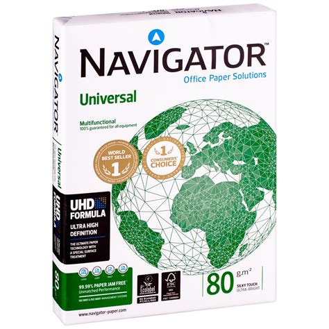 Navigator Universal A4 Printer Paper 80gsm 400 Sheets Paper Ream B