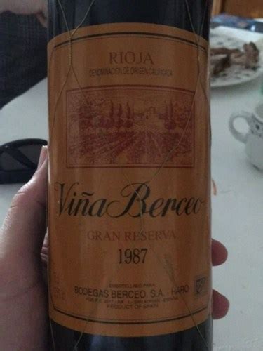 Berceo Gran Reserva Vivino Us