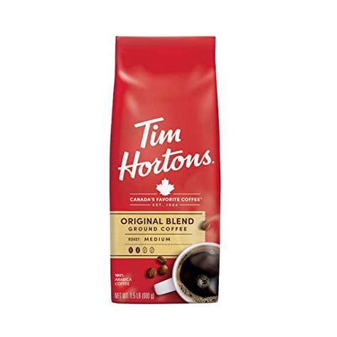 Tim Hortons Original Blend Medium Roast Ground Coffee Made With