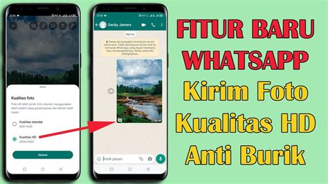 Cara Mengirim Foto Di Whatsapp Dengan Kualitas Hd Youtube