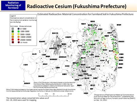 Radioactive Cesium Fukushima Prefecture MOE