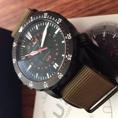 Fs New Crazy Price Sinn U2 Black Gmt Ezm5 Rubber And Nato Straps From Jan 2016 Watchcharts