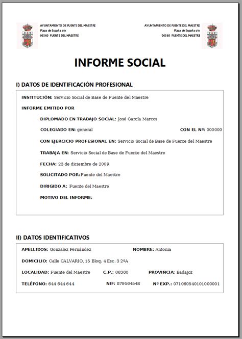 Software Para Servicios Sociales Modelo Impreso