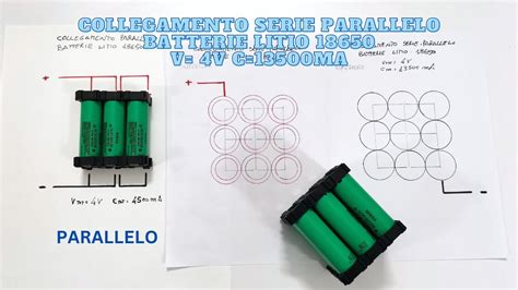 Collegamento Serie Parallelo Batterie Litio Da V Ma