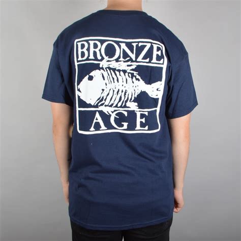 Dear Skating Bronze Age Venice Og Skate T Shirt Navy Skate Clothing