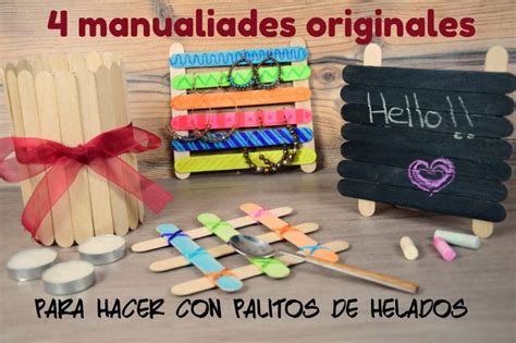 Manualidades Con Palitos De Helado