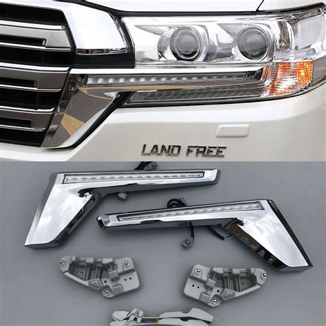 LED Light System Chrome Front Grille Lamp Trunning Light For Toyota