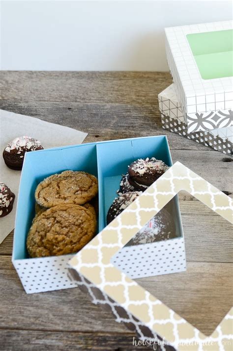 Easy Cookie Gift Boxes DIY - a Houseful of Handmade