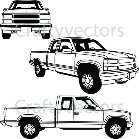 Chevrolet Bel Air Chevrolet Silverado Car Vector Vector Free Truck