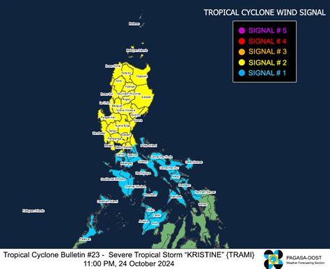 Signal No In Metro Manila Other Areas In Luzon