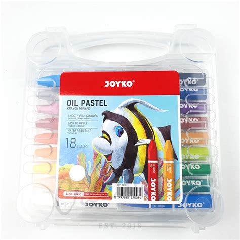 Jual Joyko Crayon Oil Pastel 18 Warna Case Shopee Indonesia