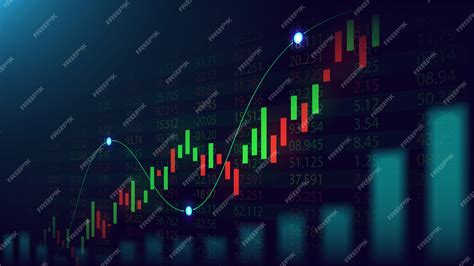 Premium Vector Stock Market Or Forex Trading Graph In Graphic Concept