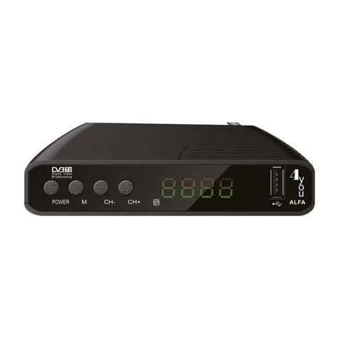 ТВ-тюнер DVB-T2 4you ALFA - Орбіта | Техніка для дому