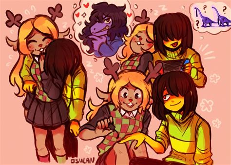 Kris & Noelle Hanging Out (@_osulan) | Deltarune | Know Your Meme