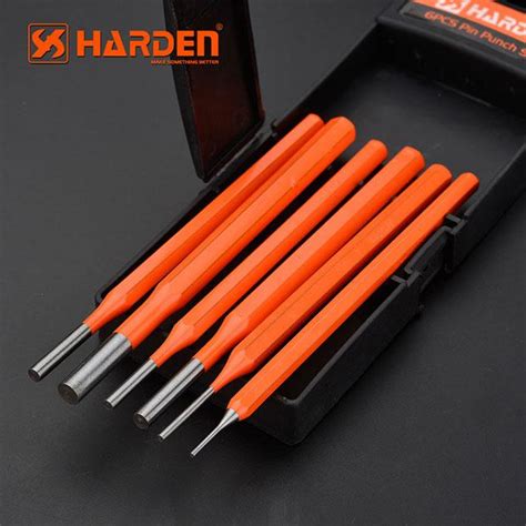 Harden 6 Pcs Pin Punch Set 610836 Tool Shop