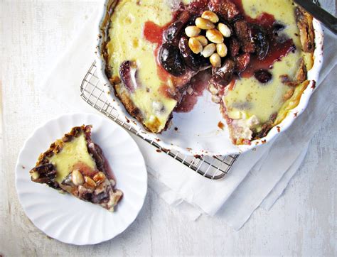 Fig And Almond Custard Tart Dining And Cooking