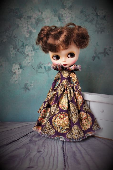 Blythe Vintage Dress Pullip Dress Blythe Doll Clothes Bjd Etsy Vintage Dresses Blythe Dolls