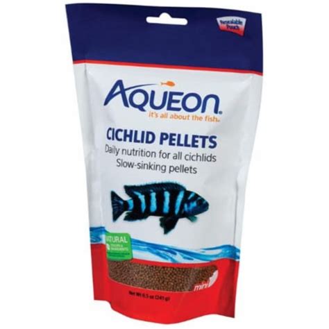 Aqueon Mini Cichlid Food Pellets 8.5 Oz, 1 - Ralphs