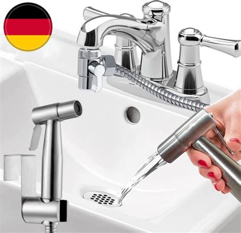 Bidet Brause Mit Halter Edelstahl Wc Hand Duschkopf Intim Hygiene