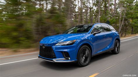 Lexus RX | 2023MY 350 F SPORT AWD (Color: Heat Blue) | Front Three-Quarter