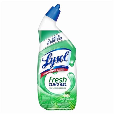 Lysol Toilet Bowl Cleaner Gel Forest Rain Scent 24oz Pack Of 3 3 Pack Smith’s Food And Drug