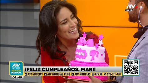 FELIZ CUMPLEAÑOS MARI CALIXTRO 25 09 2023 ATV NOTICIAS YouTube