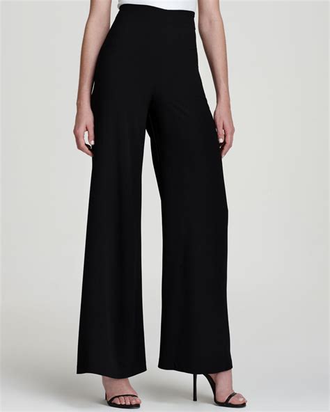 Alice Olivia Pants High Waist Wide Leg In Black Lyst