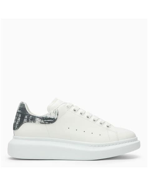 Alexander McQueen And Oversized Trainer In White For Men Lyst